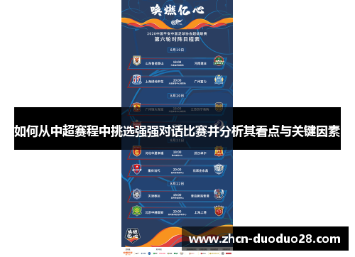 如何从中超赛程中挑选强强对话比赛并分析其看点与关键因素